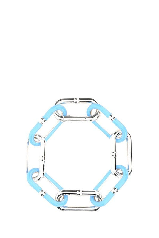 BOTTEGA VENETA | Two-tone silver Chain bracelet