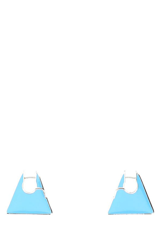 BOTTEGA VENETA | Light blue silver Essentials earrings