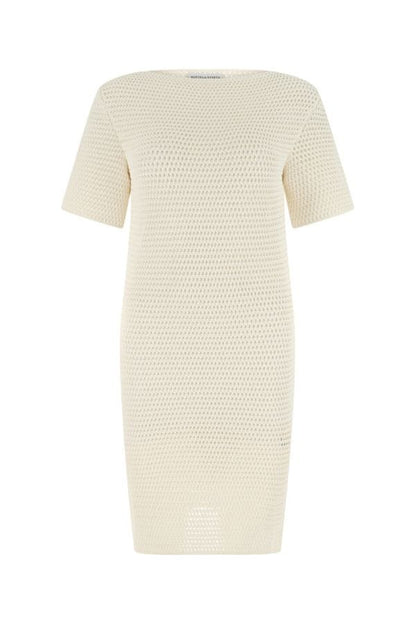 BOTTEGA VENETA | Ivory crochet dress