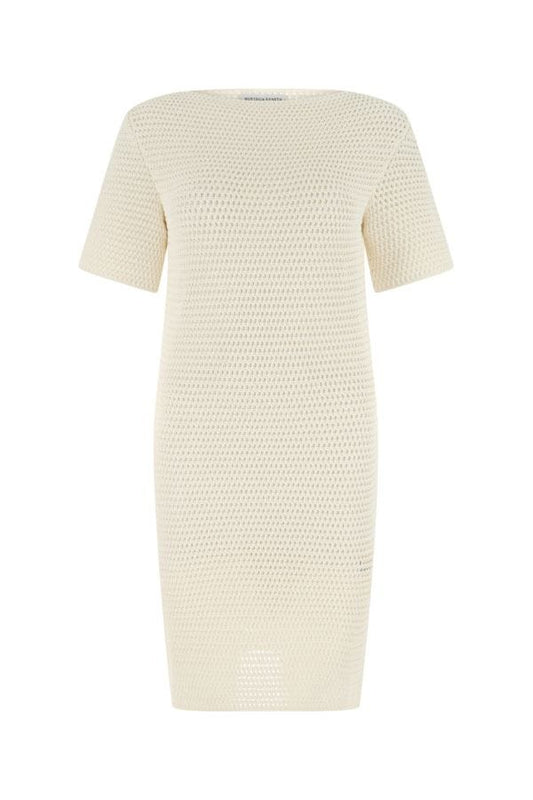 BOTTEGA VENETA | Ivory crochet dress