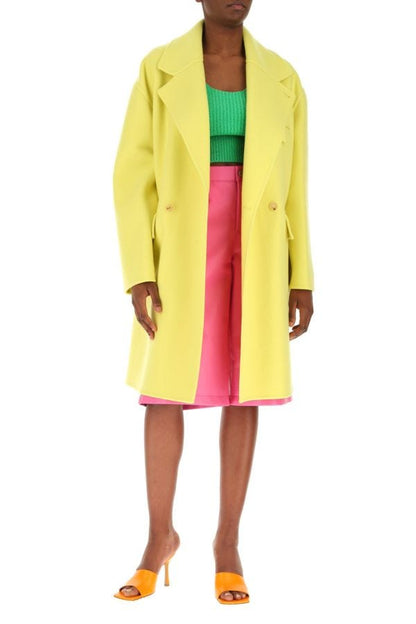 BOTTEGA VENETA | Pink nappa leather bermuda shorts
