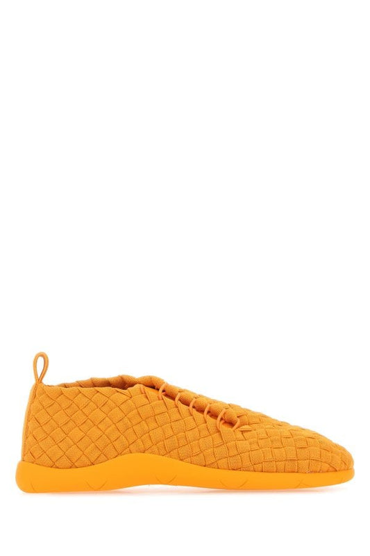 BOTTEGA VENETA | Orange fabric Plat sneakers