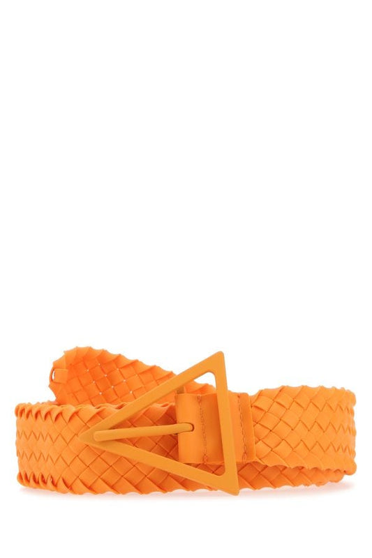 BOTTEGA VENETA | Orange rubber belt