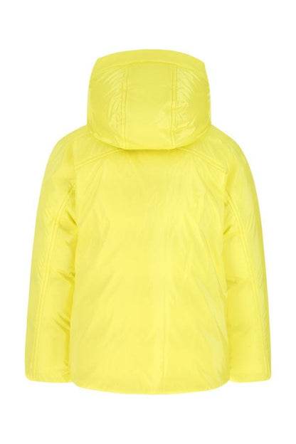 BOTTEGA VENETA | Fluo yellow nylon padded jacket