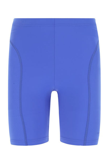 BALENCIAGA | Electric blue stretch nylon leggings