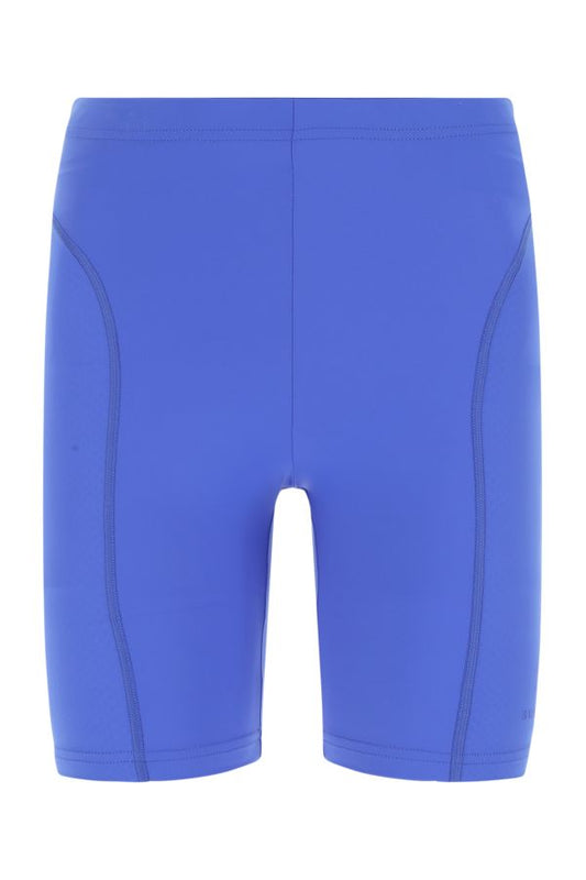BALENCIAGA | Electric blue stretch nylon leggings