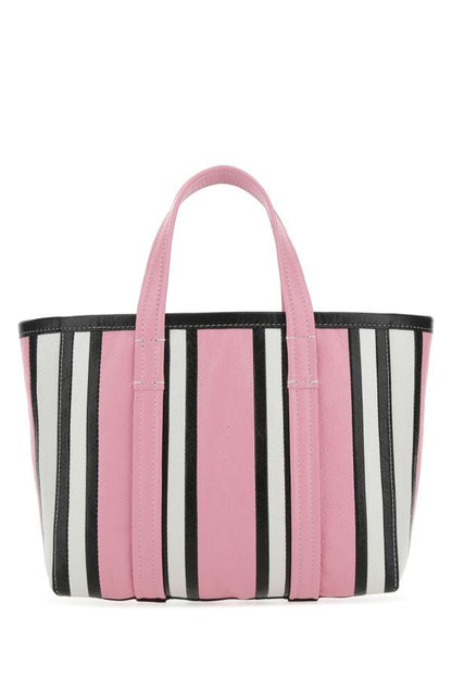 BALENCIAGA | Multicolor leather small Barbes shopping bag