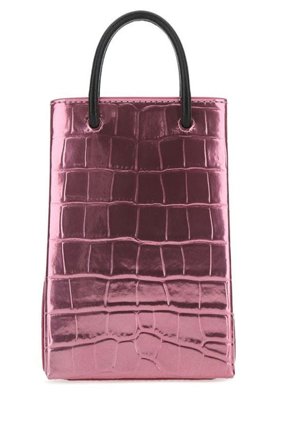 BALENCIAGA | Pink leather phone case