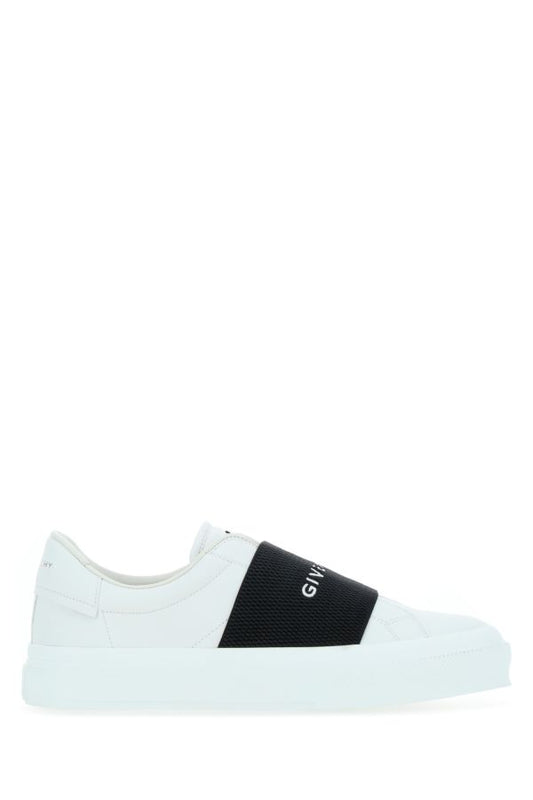 GIVENCHY | White leather City slip ons