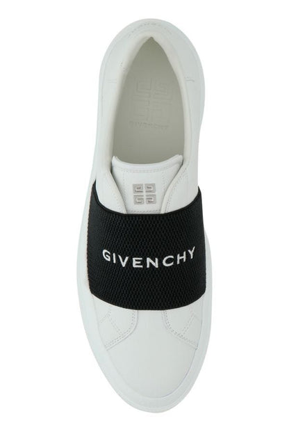 GIVENCHY | White leather City slip ons