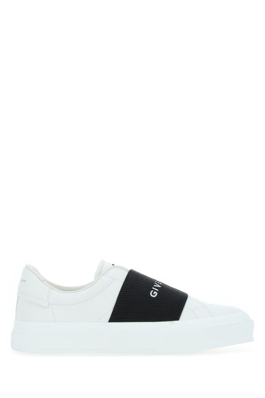 GIVENCHY | White leather New City slip ons