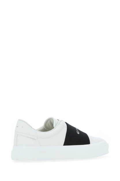 GIVENCHY | White leather New City slip ons