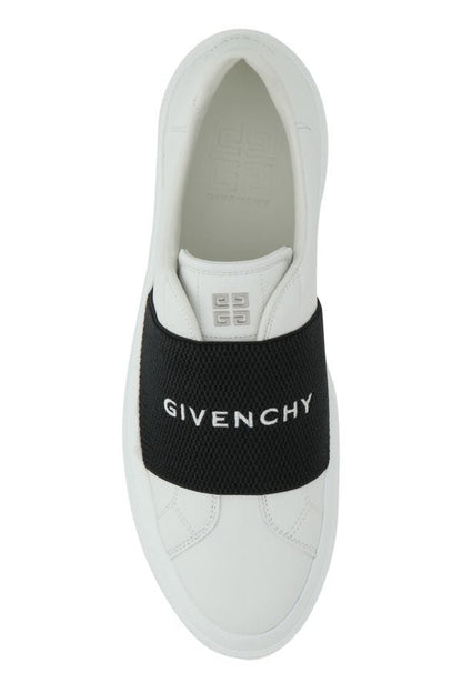 GIVENCHY | White leather New City slip ons