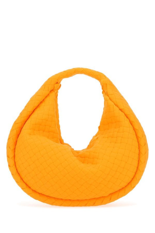 BOTTEGA VENETA | Orange rubber Padded Jodie handbag