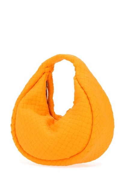 BOTTEGA VENETA | Orange rubber Padded Jodie handbag