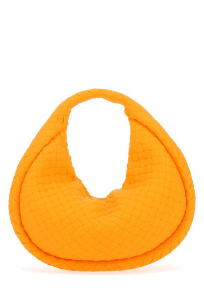 BOTTEGA VENETA | Orange rubber Padded Jodie handbag