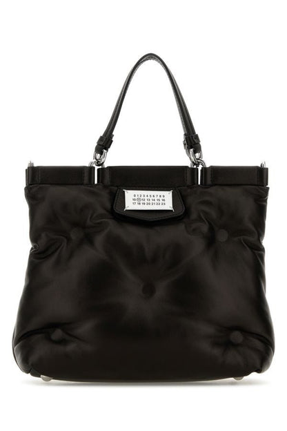MAISON MARGIELA | Black nappa leather small Glam Slam shopping bag