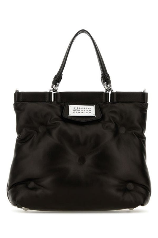 MAISON MARGIELA | Black nappa leather small Glam Slam shopping bag