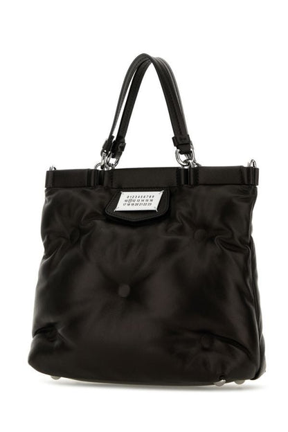 MAISON MARGIELA | Black nappa leather small Glam Slam shopping bag