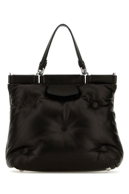MAISON MARGIELA | Black nappa leather small Glam Slam shopping bag