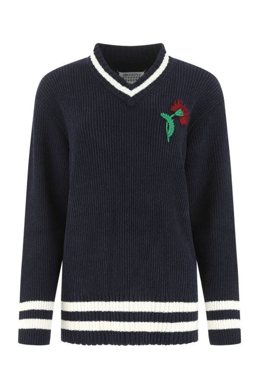 MAISON MARGIELA | Blue viscose blend sweater