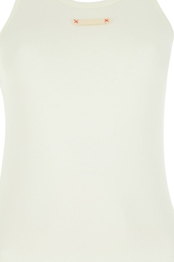MAISON MARGIELA | Ivory cotton blend tank top