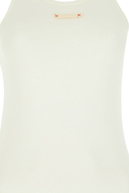 MAISON MARGIELA | Ivory cotton blend tank top