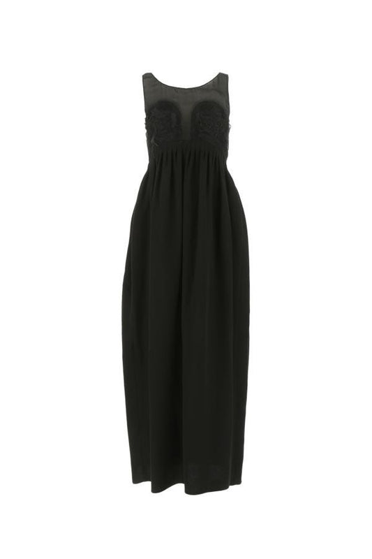 MAISON MARGIELA | Black crepe dress