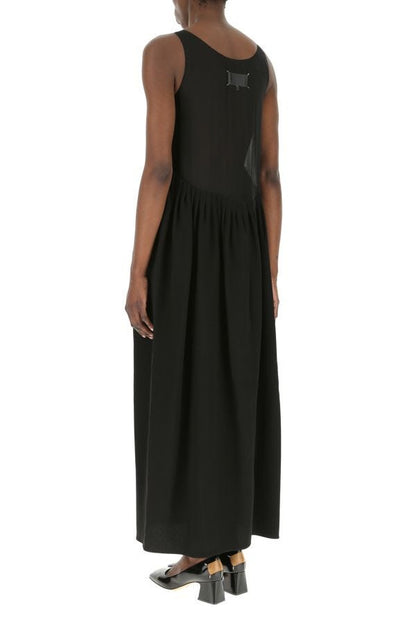 MAISON MARGIELA | Black crepe dress