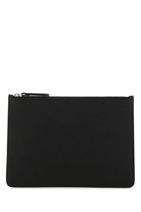 MAISON MARGIELA | Black leather pouch