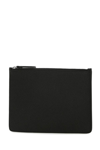 MAISON MARGIELA | Black leather pouch