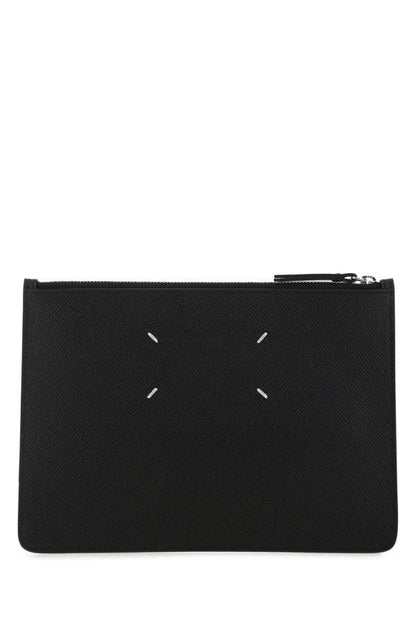 MAISON MARGIELA | Black leather pouch