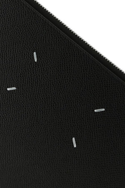 MAISON MARGIELA | Black leather pouch