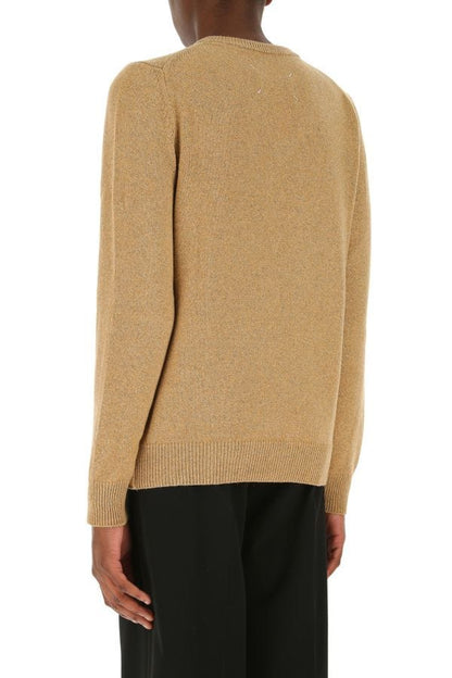 MAISON MARGIELA | Melange mustard wool blend oversize sweater