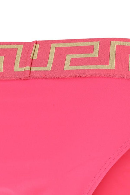VERSACE | Fuchsia stretch nylon swimming brief