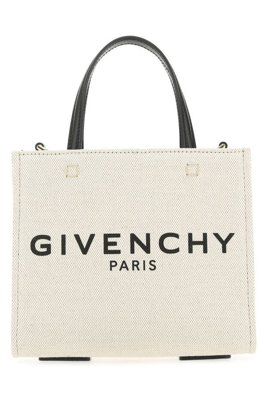 GIVENCHY | Ivory canvas mini G-Tote handbag