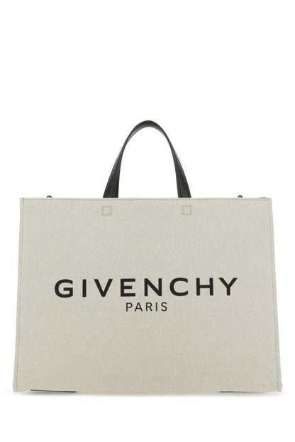 GIVENCHY | Ivory canvas medium G shopping bag