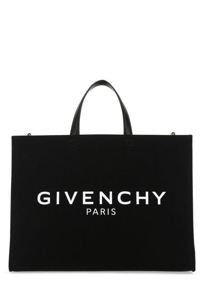 GIVENCHY | Black canvas medium G shopping bag