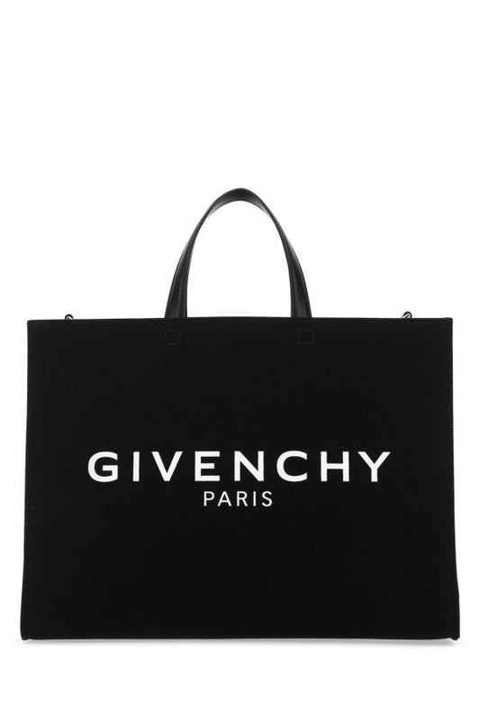 GIVENCHY | Black canvas medium G shopping bag