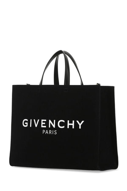 GIVENCHY | Black canvas medium G shopping bag