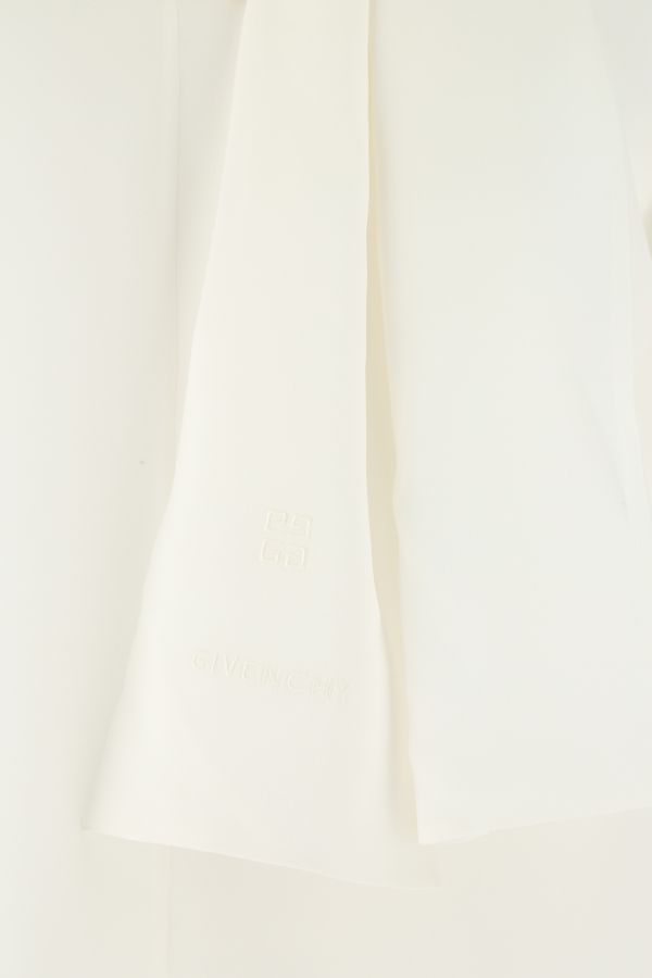 GIVENCHY | White crepe blouse