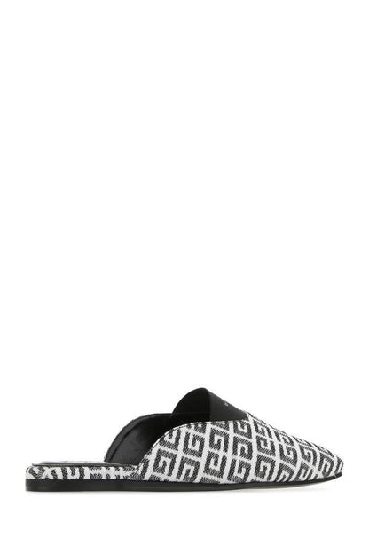 GIVENCHY | Embroidered fabric 4G slippers