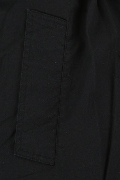 BALENCIAGA | Midnight blue cotton overcoat