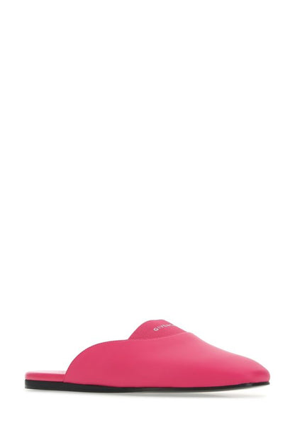 GIVENCHY | Fuchsia fabric 4G slippers