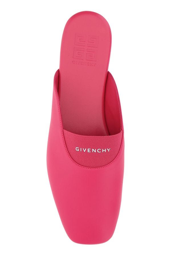 GIVENCHY | Fuchsia fabric 4G slippers