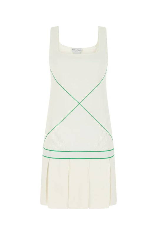 BOTTEGA VENETA | White viscose blend dress
