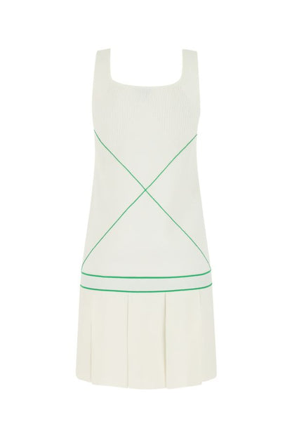BOTTEGA VENETA | White viscose blend dress