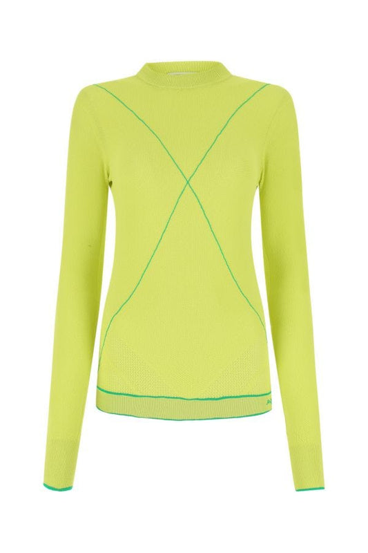 BOTTEGA VENETA | Acid green viscose blend t-shirt