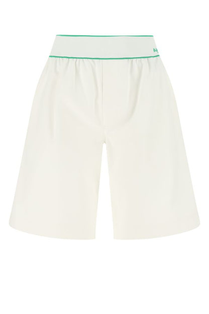 BOTTEGA VENETA | White cotton bermuda shorts
