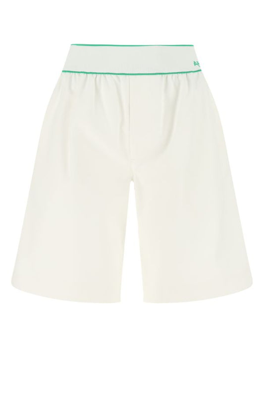 BOTTEGA VENETA | White cotton bermuda shorts